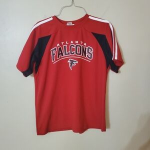 Vintage ATLANTA FALCONS NFL Youth XL Apparel Red TSHIRT 100%Polyester #2141.